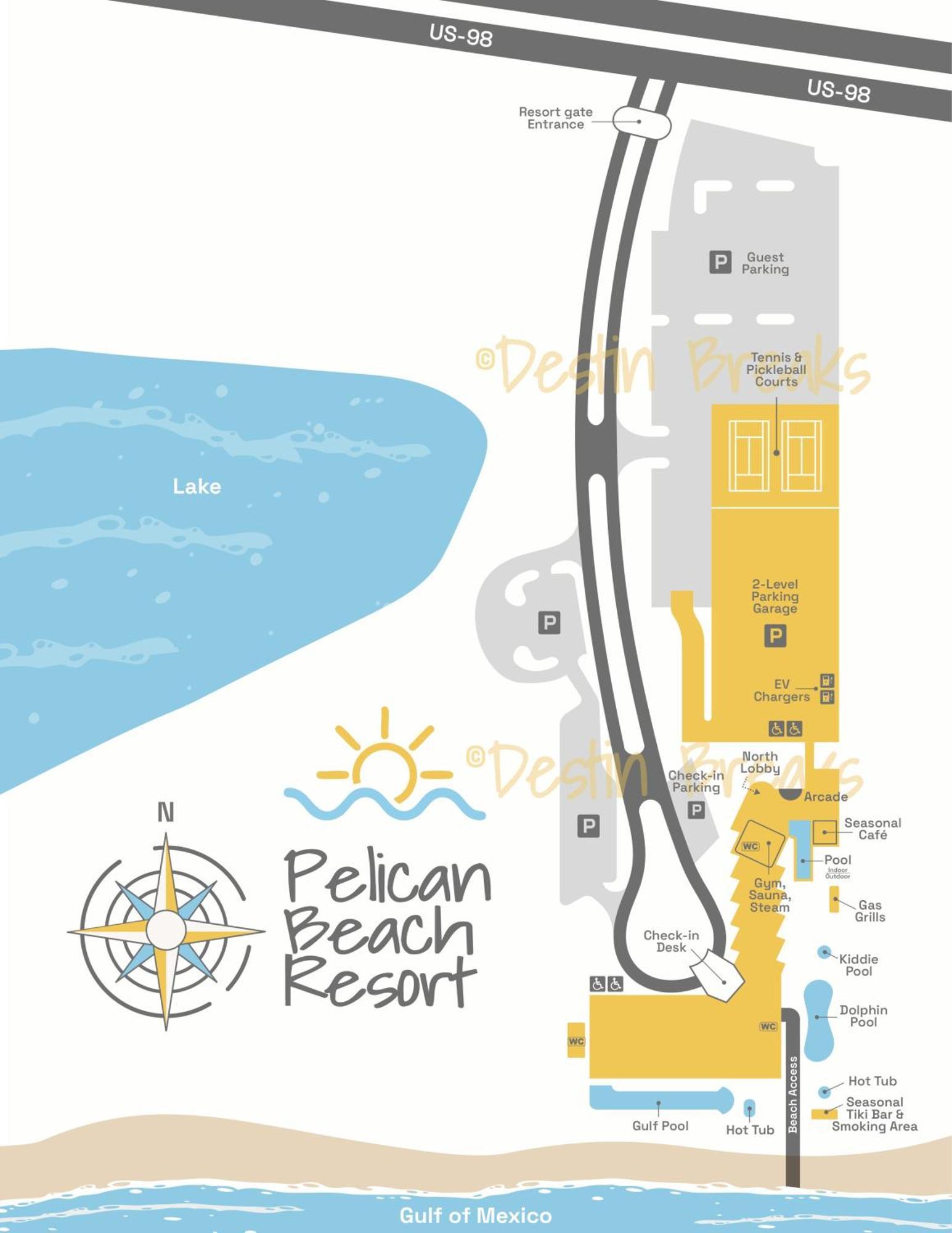 Pelican Beach Resort Condos Destin Ngoại thất bức ảnh